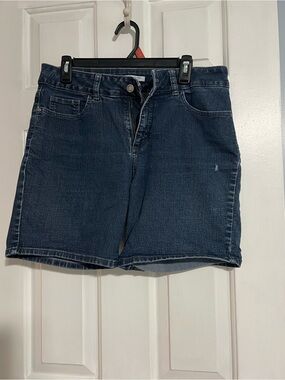 Riders by Lee Dark Blue Denim Jean Shorts